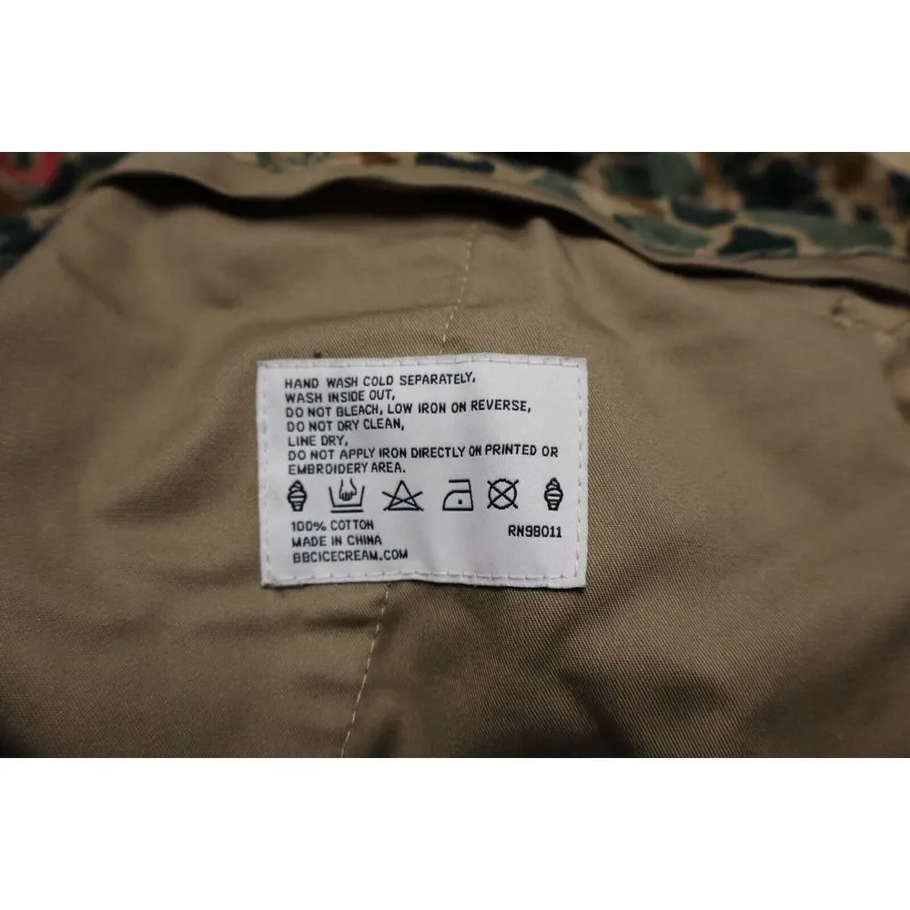ICECREAM BBC Apple Pant 401-9106 Camo 2021 Size 40 Cargo Corduroy Green Red - Picture 8 of 13